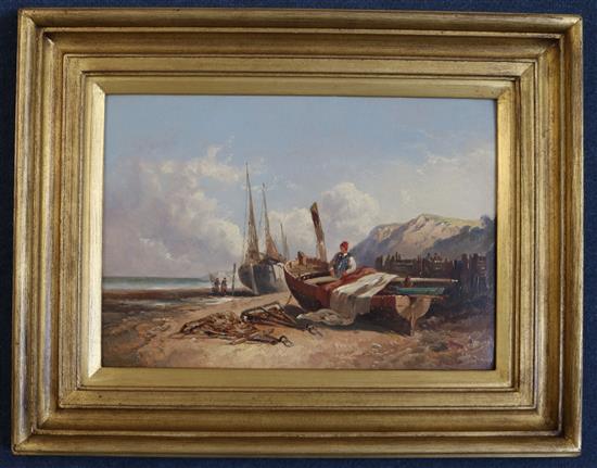Sidney Pike (1880-1901) Lancing Old Mill 12 x 20in.